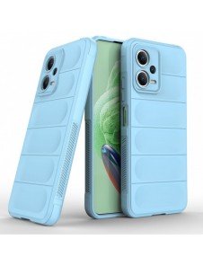 Magic Shield Case Cover för Xiaomi Redmi Note 12 5G / Poco X5 5G Flexible Armor Cover Ljusblå