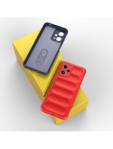 Magic Shield Case Cover för Xiaomi Redmi Note 12 5G / Poco X5 5G Flexible Armor Cover Ljusblå