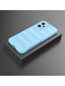 Magic Shield Case Cover för Xiaomi Redmi Note 12 5G / Poco X5 5G Flexible Armor Cover Ljusblå