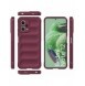 Magic Shield Case Cover för Xiaomi Redmi Note 12 5G / Poco X5 5G Flexibelt Armor Cover Burgundy