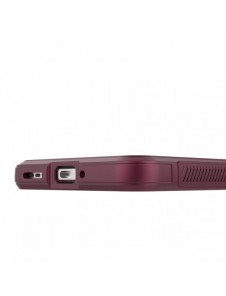 Magic Shield Case Cover för Xiaomi Redmi Note 12 5G / Poco X5 5G Flexibelt Armor Cover Burgundy