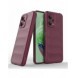 Magic Shield Case Cover för Xiaomi Redmi Note 12 5G / Poco X5 5G Flexibelt Armor Cover Burgundy