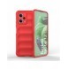 Magic Shield Fodral för Xiaomi Redmi Note 12 5G / Poco X5 5G Flexibelt Armor Cover Röd