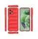 Magic Shield Fodral för Xiaomi Redmi Note 12 5G / Poco X5 5G Flexibelt Armor Cover Röd