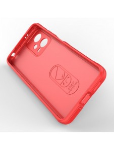 Magic Shield Fodral för Xiaomi Redmi Note 12 5G / Poco X5 5G Flexibelt Armor Cover Röd