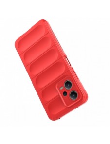 Magic Shield Fodral för Xiaomi Redmi Note 12 5G / Poco X5 5G Flexibelt Armor Cover Röd