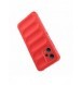 Magic Shield Fodral för Xiaomi Redmi Note 12 5G / Poco X5 5G Flexibelt Armor Cover Röd