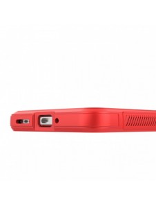 Magic Shield Fodral för Xiaomi Redmi Note 12 5G / Poco X5 5G Flexibelt Armor Cover Röd