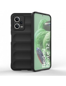 Magic Shield Fodral för Xiaomi Redmi Note 12 5G / Poco X5 5G Flexibelt Armor Cover Svart