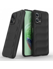 Magic Shield Fodral för Xiaomi Redmi Note 12 5G / Poco X5 5G Flexibelt Armor Cover Svart
