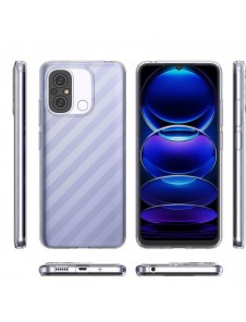 Ultra Clear 0,5 mm fodral för Xiaomi Redmi 11A / Poco C55 / Redmi 12C tunt skydd Transparent