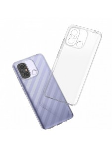 Ultra Clear 0,5 mm fodral för Xiaomi Redmi 11A / Poco C55 / Redmi 12C tunt skydd Transparent