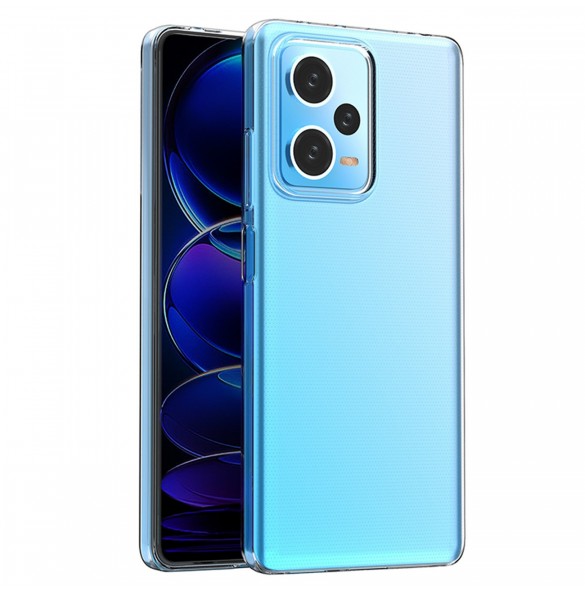 Ultra Clear 0,5 mm fodral för Xiaomi Redmi Note 12 Pro+ tunt fodral genomskinligt