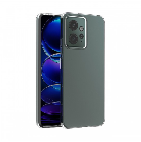 Ultra Clear 0,5 mm fodral för Xiaomi Redmi Note 12 tunt skydd transparent