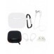 AirPods 3 silikonfodral set + fodral/öronkrok/nackrem/klockarmbandshållare/karbinhake - vit