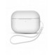 Silikonfodral för AirPods Pro 2 / AirPods Pro 1 + Handledsrem - vit