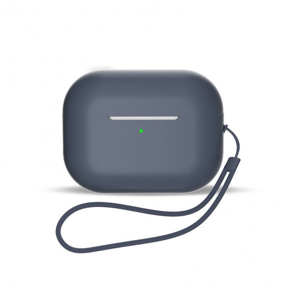 Silikonfodral för AirPods 3 + handledsrem - blå