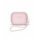 AirPods 1 / AirPods 2 silikonfodral + halsband - Rosa
