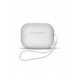 Silikonfodral för AirPods 1 / AirPods 2 + halsband - vit