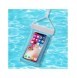 Vattentätt telefonfodral 115 mm x 220 mm väska för poolen stranden vit