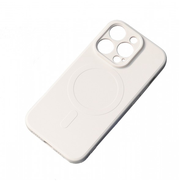 iPhone 14 Silikonfodral Magsafe - beige