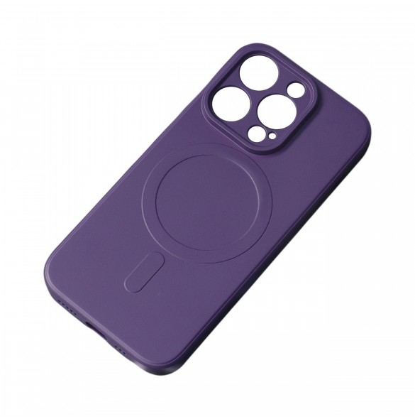 iPhone 13 Pro Max Silikonfodral Magsafe - lila
