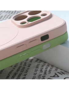 iPhone 13 Pro Silikonfodral Magsafe - mörkblå