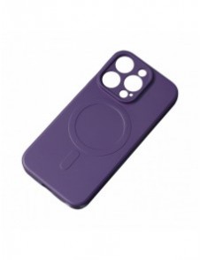 iPhone 13 Silikonfodral Magsafe - lila