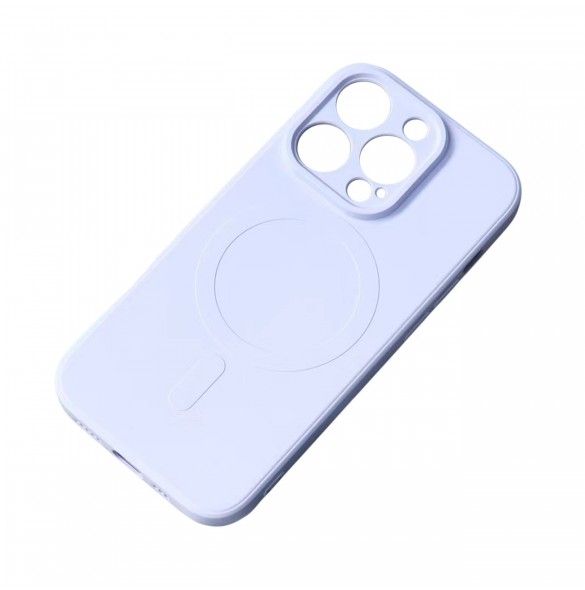 iPhone 13 Silikonfodral Magsafe - ljusblå