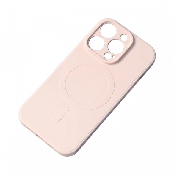 iPhone 13 Silikonfodral Magsafe - rosa