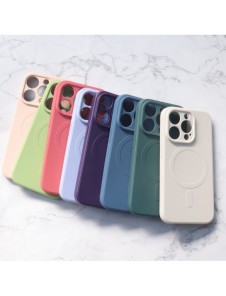 iPhone 13 Silikonfodral Magsafe - rosa