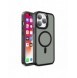 Pansar magnetiskt iPhone 14 Pro Max MagSafe Color Matt Fodral - svart