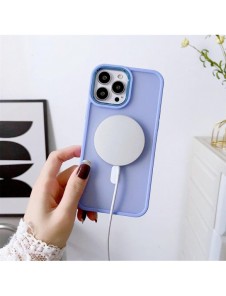 Pansar magnetiskt iPhone 14 Pro Max MagSafe Color Matt Fodral - svart