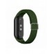 Flätad tygrem Xiaomi Mi Band 8 armbandsarmband - grön