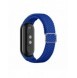 Flätad tygrem Xiaomi Mi Band 8 armbandsarmband - blå