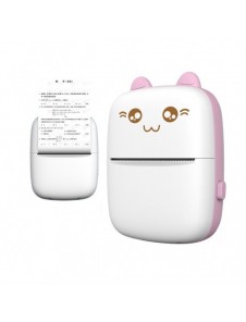 Termoskrivare mini cat HURC9 - rosa