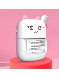 Termoskrivare mini cat HURC9 - rosa