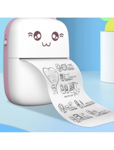 Termoskrivare mini cat HURC9 - rosa