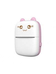Termoskrivare mini cat HURC9 - rosa
