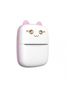 Termoskrivare mini cat HURC9 - rosa