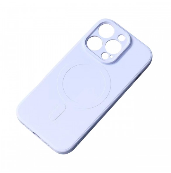 MagSafe-kompatibelt silikonfodral till iPhone 15 Plus Silikonfodral - Blå