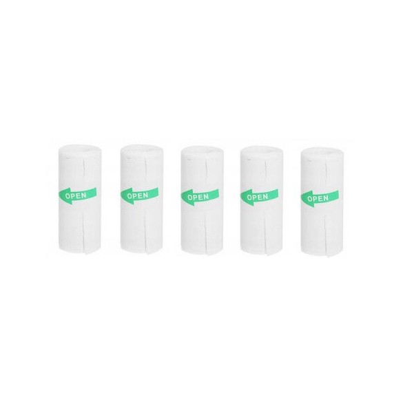Set med självhäftande pappersrullar för HURC9 cat mini termoskrivare - 5 st.