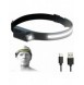 LED pannlampa med IPX4 rörelsesensor USB-C 1200 mAh - svart