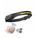 LED pannlampa med IPX4 rörelsesensor USB-C 1200 mAh - svart