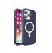 Magnetic Color Matte Fodral till iPhone 15 Pro Max - marinblå