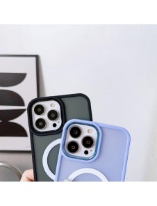 Magnetic Color Matte Fodral till iPhone 15 Plus - rosa