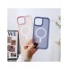 Magnetic Color Matte Fodral till iPhone 15 Plus - svart