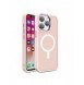Magnetic Color Matte Fodral till iPhone 15 - rosa