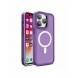 Magnetic Color Matte Fodral till iPhone 15 - lila
