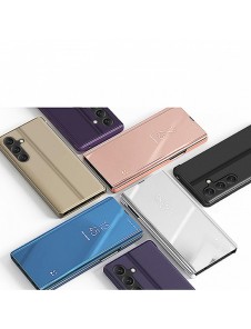 Hard Flip Fodral till Samsung Galaxy A25 Clear View Fodral - Rosa